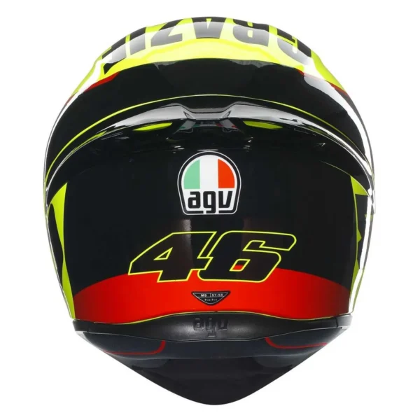 Casco integrale stradale sportivo AGV K1 S, "Grazie Vale" omaggio a Valentino Rossi