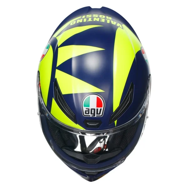 Casco integrale AGV K1 Soleluna 2018, design Valentino Rossi