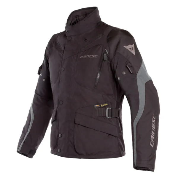 Giacca moto, Dainese Tempest 2 D-Dry, in tessuto nero
