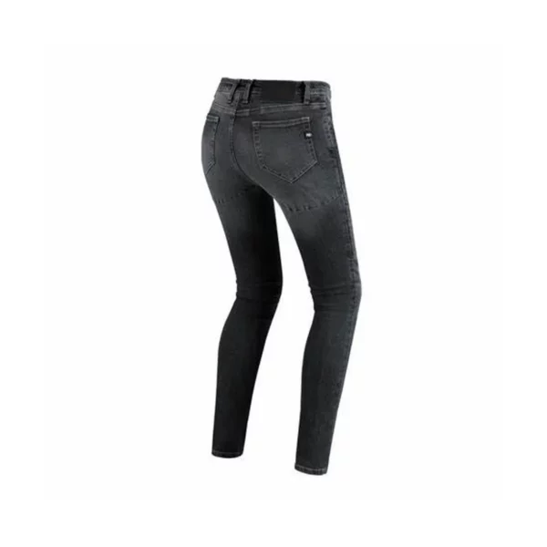 Pantaloni jeans moto da donna omologati PMJ Caferacer nero